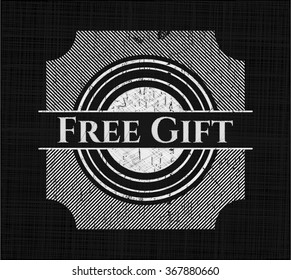 emblema oscuro de regalo libre