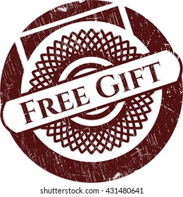 Free Gift grunge stamp