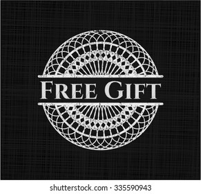 Free Gift on blackboard