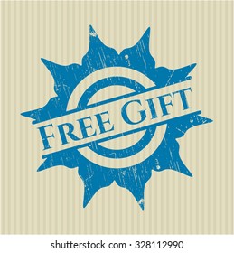 Free Gift rubber grunge texture seal