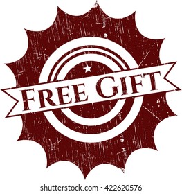 Free Gift rubber grunge texture seal