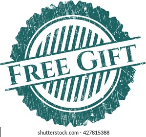 Free Gift rubber stamp