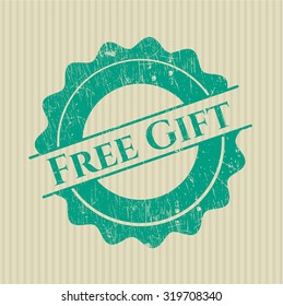 Free Gift rubber texture
