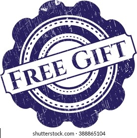 Free Gift rubber texture