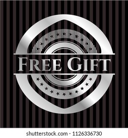 Free Gift silver shiny emblem