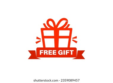 free gift symbol. vector eps 10