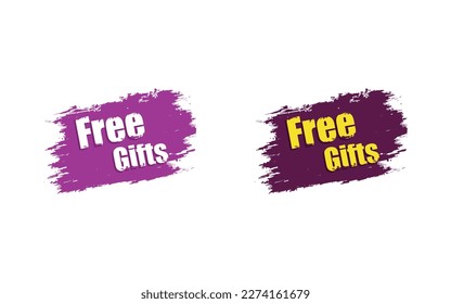 Free gifts _ Scratch card vector _ Grunge Design