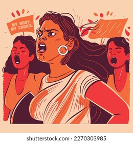 Free girls fight for their choice