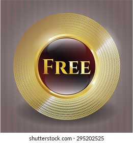Free gold badge