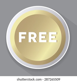 free gold button