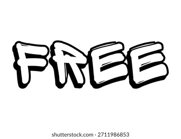 Free graffiti word Vector fuente
Palabra de fuente del Vector en un fondo blanco
