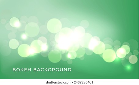 Free Green Background In Bokeh Effect , Blurred Background With Bright Green And White Colors