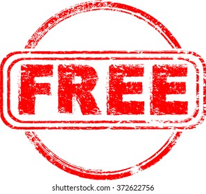 Free Grunge Rubber Texture Stamp . 