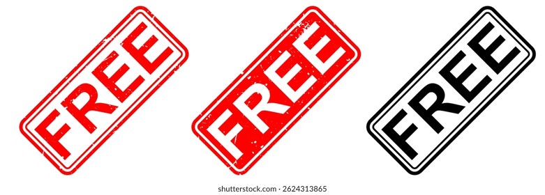 Grunge livre estampado ícone vetor com áspero, textura angustiada e letras em negrito. Ideal para etiquetas, banners, promoções e desenhos gráficos arrojados que precisam de uma aparência robusta ou urbana.