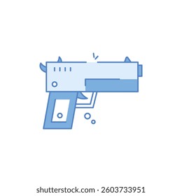 Free Gun Icon vector stock illustration