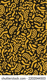 Free hand design for print template