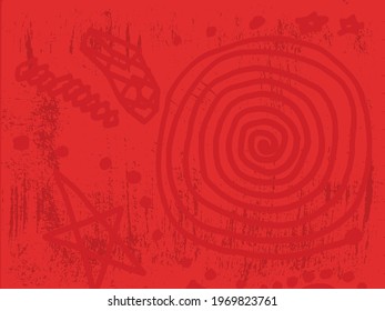 Free hand drawing vector background, template.