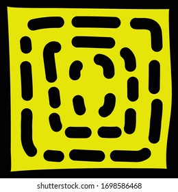 Free hand drawn seamless geometric Patterns. Ceramic Tile. Textile.