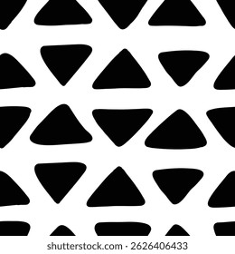 Free hand line triangle background, seamless pattern