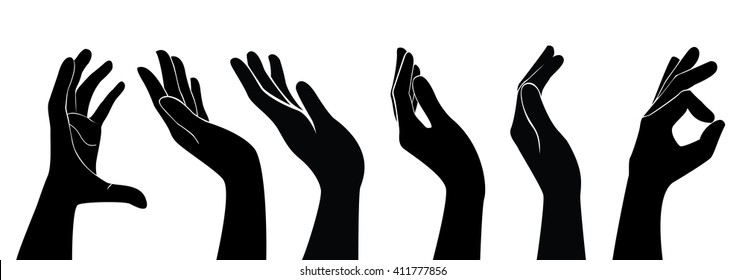 free hands  vector