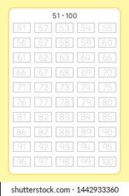 Free handwriting pages for writing numbers Learning numbers, Numbers tracing worksheet for kindergarten 
