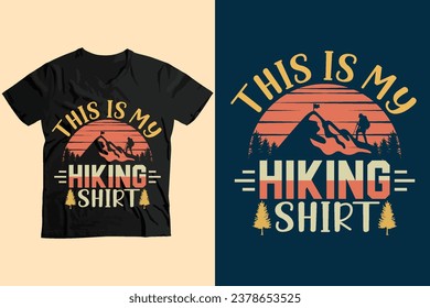 Free Hiking t-shirt Design for travellers