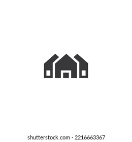 Descarga de diseño de icono de aplicación gratuita de vectores de casa y hogar para su uso.