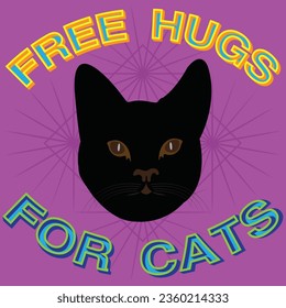 Abrazos gratis para gatos Diseño de camiseta