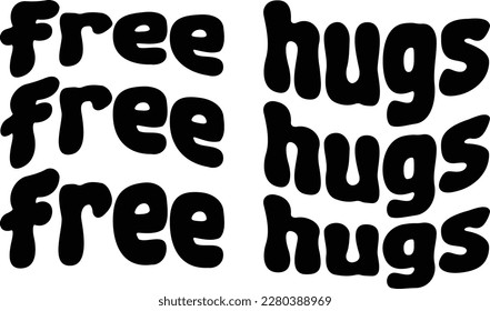 Free Hugs print ready file