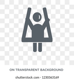 free human icon. Trendy flat vector free human icon on transparent background from Feelings collection. 
