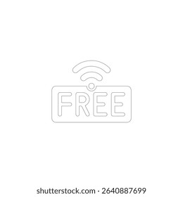 Free Icon in Black and White Vector Art Free Illustration Outline Art