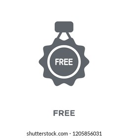 Free icon. Free design concept from  collection. Simple element vector illustration on white background.