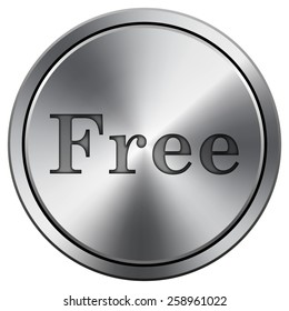 Free icon. Internet button on white background. EPS10 Vector. 