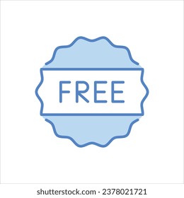 Free icon islolate white background vector stock illustration.