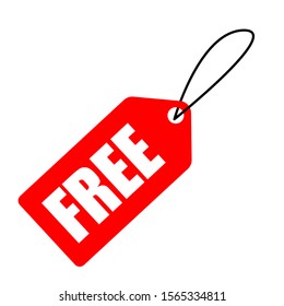 free icon vector. advertisement illustration symbol. banner free sign or symbol.