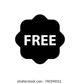 free icon, free icon vector, in trendy flat style isolated on white background. free icon image, free icon illustration