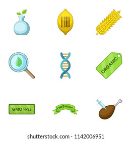 Free icons set. Cartoon set of 9 free vector icons for web isolated on white background
