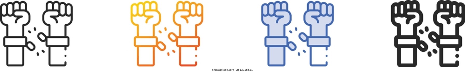 free icon.Thin Linear, Gradient, Blue Stroke and bold Style Design Isolated On White Background
