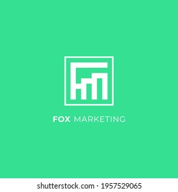 Free Initial FM marketing logo premium