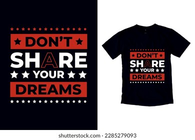 Free Inspirational Minimal typography T-shirt Design