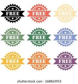 Free / Free Label / Free Badge