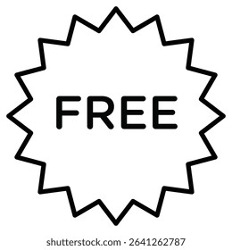 Free label icon simple flat icon vector symbol