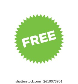 Free Label ribbon banner and label sticker badge tag advertising Vector illustration.