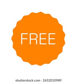 Free label. Free yellow logo design.