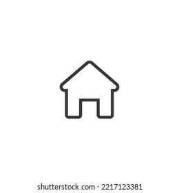 Free Liner Home and House Vector App Icon Design Download for Use.