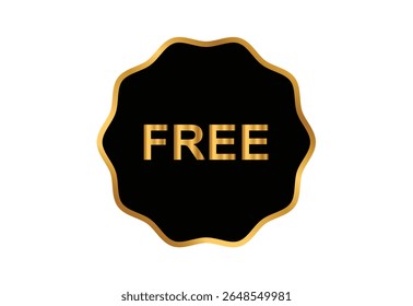Free logo design concept and black color background
