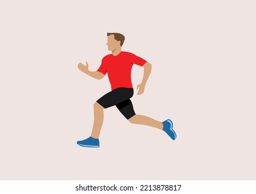 Free Marathon Vector art. Running Practice For Marathon Vector.
