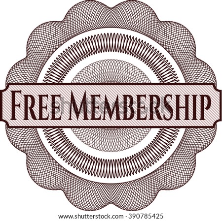 Free Membership rosette