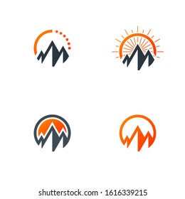 free mountain logo vector, mountain logo design