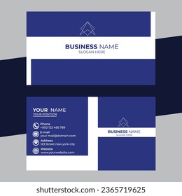 Nueva plantilla de tarjeta de visita creativa vectorial libre